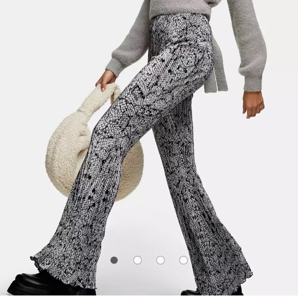 Topshop Snake Print Pants